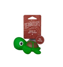 TERRITORY TERRITORY Natural Rubber Squeaker Turtle Dog Toy