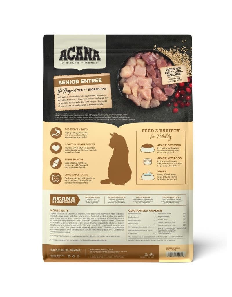 Acana ACANA Senior Entree Dry Cat Food 4LB