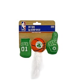 NBA Celtics 3 pc Cat Nip Toy Set