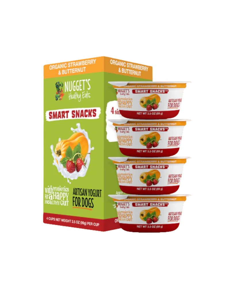 Nugget's NUGGETS Frozen Yogurt Strawberry 3.5 oz CASE/ 4