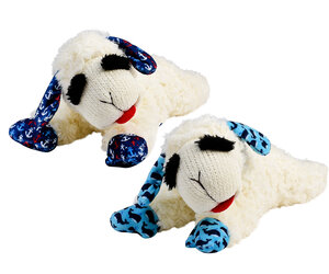 MULTIPET Lamb Chop Nautical Plush Toy 10.5IN The Fish Bone