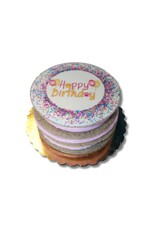 Preppy Puppy Bakery PREPPY PUPPY Layered Birthday Cake Pink