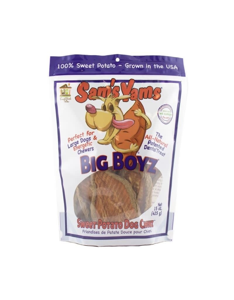 Sam's Yams Sweet Potato Chews Big Boyz 15oz