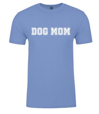 FISH & BONE FISH & BONE Varsity Dog Mom T-shirt Peri Blue