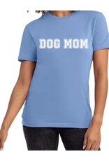 FISH & BONE FISH & BONE Varsity Dog Mom T-shirt Peri Blue