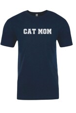 FISH & BONE FISH & BONE Varsity Cat Mom T-shirt Midnight Navy