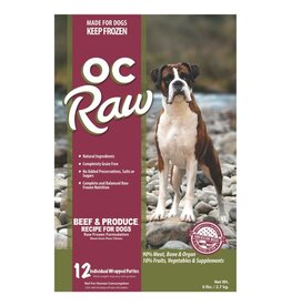 OC Raw OC RAW Frozen Dog Beef & Produce Recipe 6LB