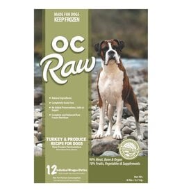 OC Raw OC RAW Frozen Dog Turkey & Produce Recipe 6LB