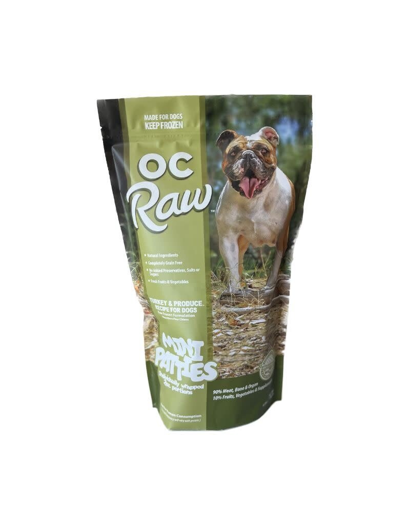 OC Raw OC RAW Frozen Dog Turkey & Produce Recipe 4LB