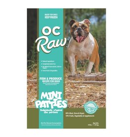 OC Raw OC RAW Frozen Dog Fish & Produce Recipe 4LB