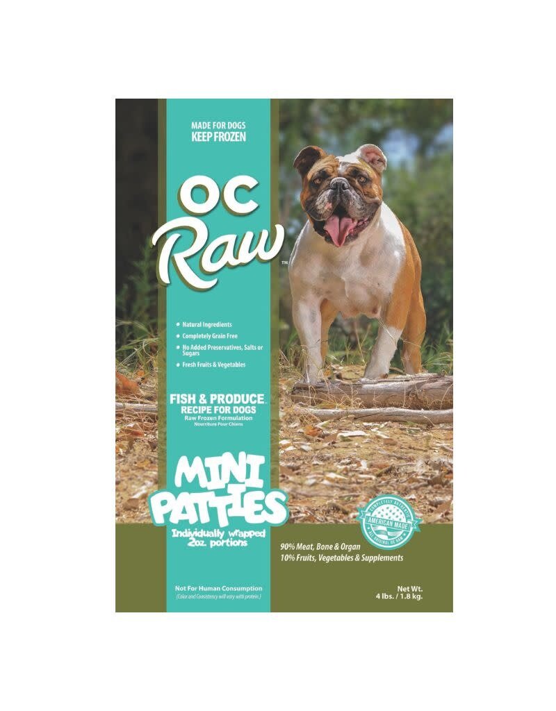 OC Raw OC RAW Frozen Dog Fish & Produce Recipe 4LB