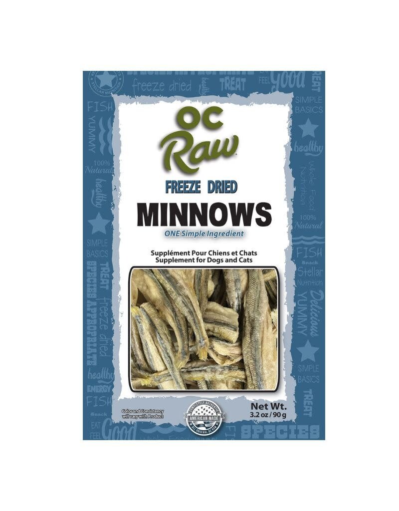 OC Raw OC RAW Freeze Dried Minnows 3.2OZ