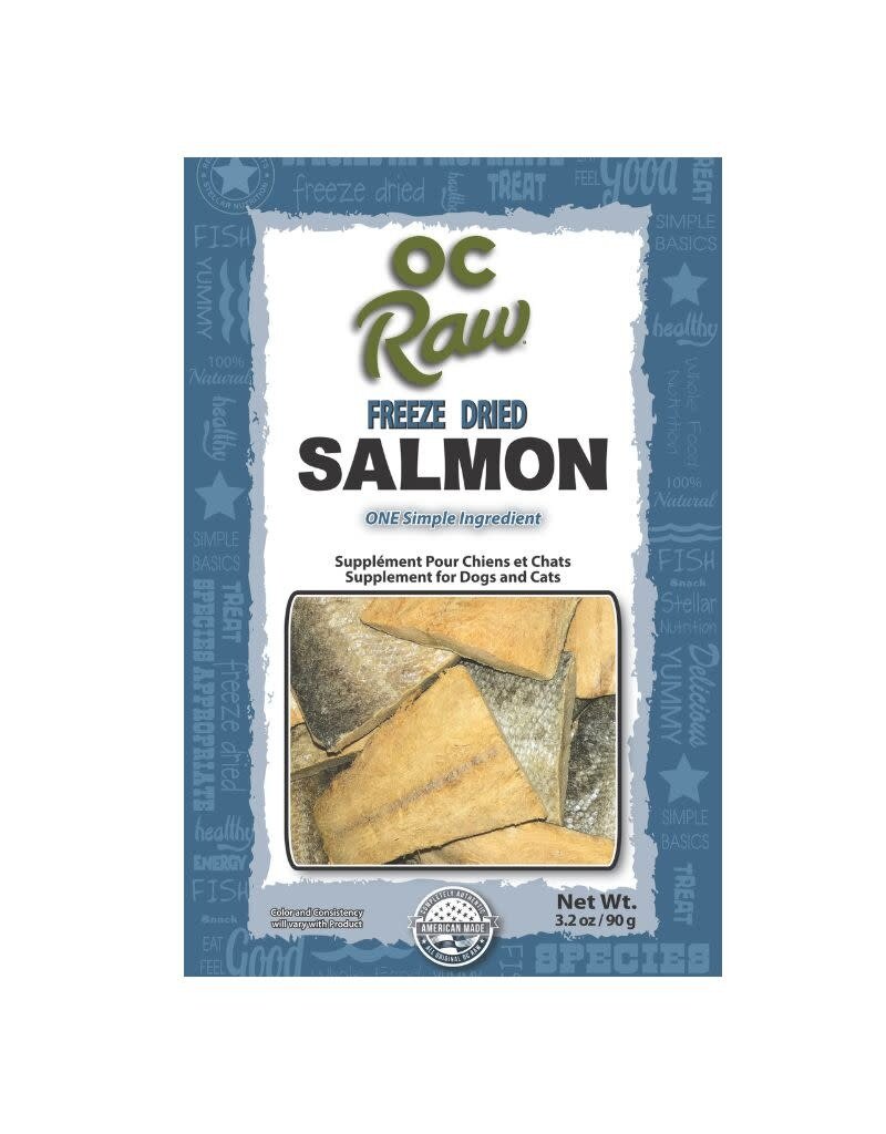 OC Raw OC RAW Freeze Dried Salmon 3.2OZ