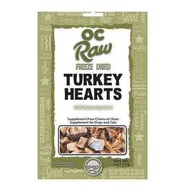 OC Raw OC RAW Freeze Dried Turkey Hearts 4OZ