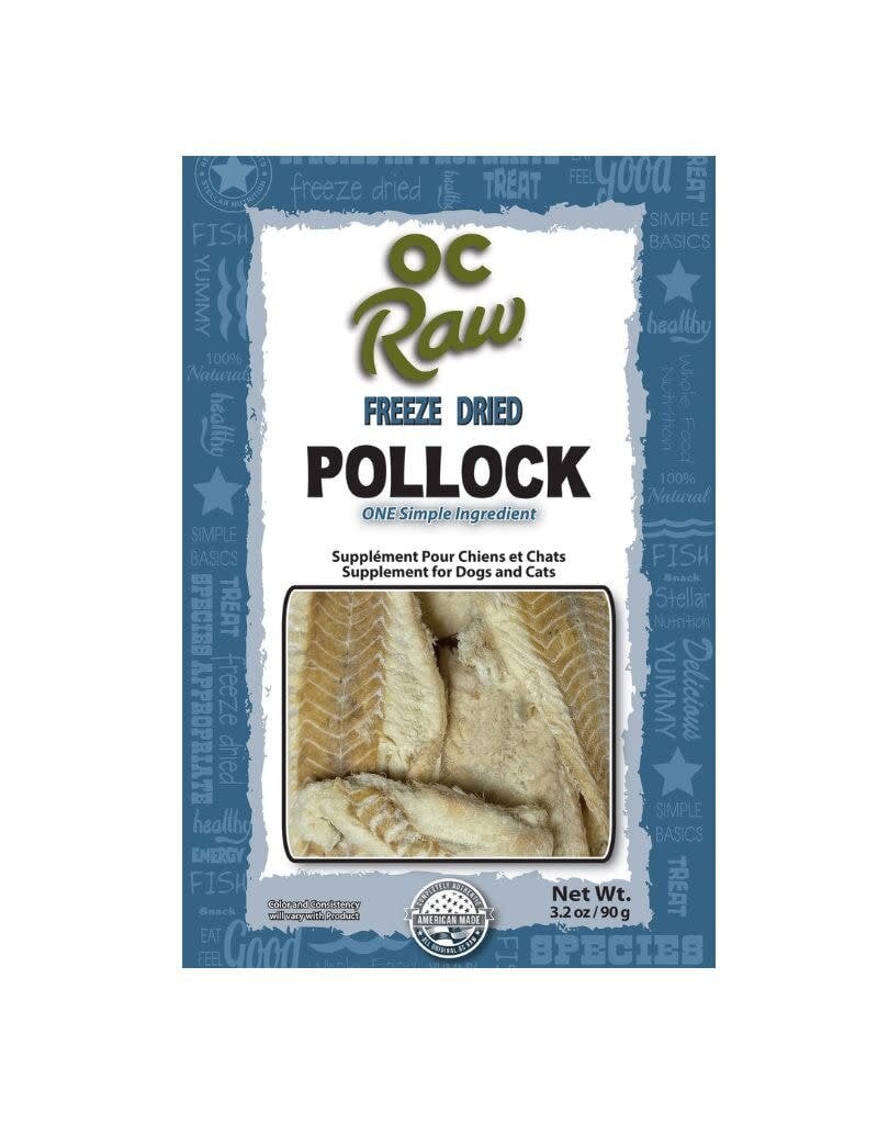 OC Raw OC RAW Freeze Dried Pollock 3.2OZ