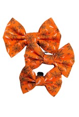 FISH & BONE THE FISH & BONE  Bow Tie Orange Spiderwebs