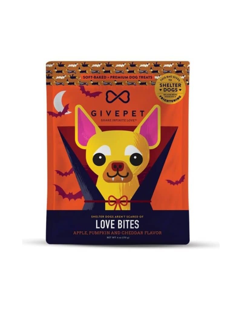 GivePet GIVEPET Halloween Love Bites Dog Treats 6OZ