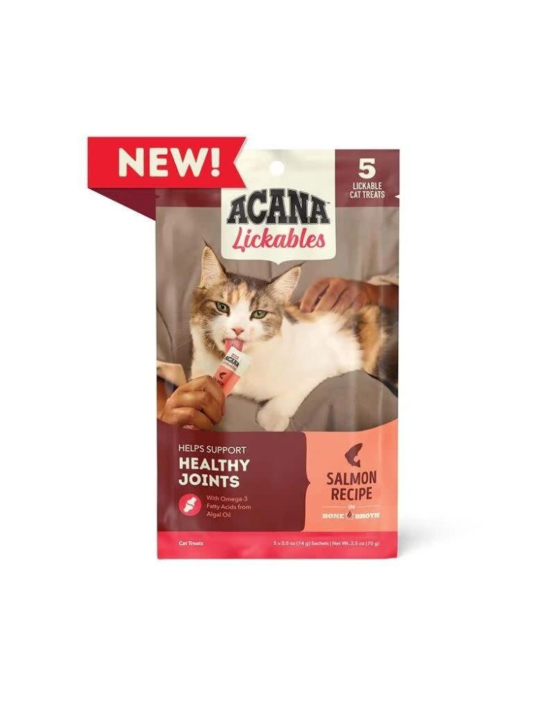 ACANA Cat Lickables Salmon Cat Treat 5 count Case The Fish Bone