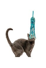 CAT IN THE BOX Wool Octopus Cat Toy with 4-Foot Tether