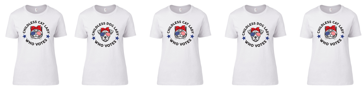 Childless Dog/Cat Lady Shirts