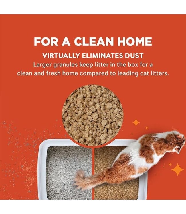 WORLDS BEST Clumping Low Tracking Litter 15LB - The Fish & Bone