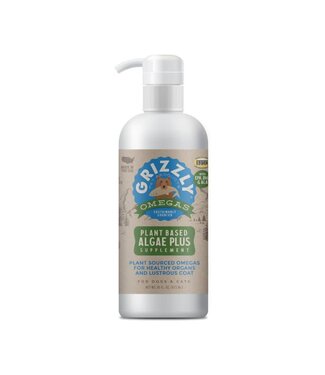 GRIZZLY PET PRODUCTS GRIZZLY Dog Cat Algae Oil 16OZ