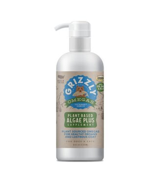 GRIZZLY PET PRODUCTS GRIZZLY Dog Cat Algae Oil 32OZ