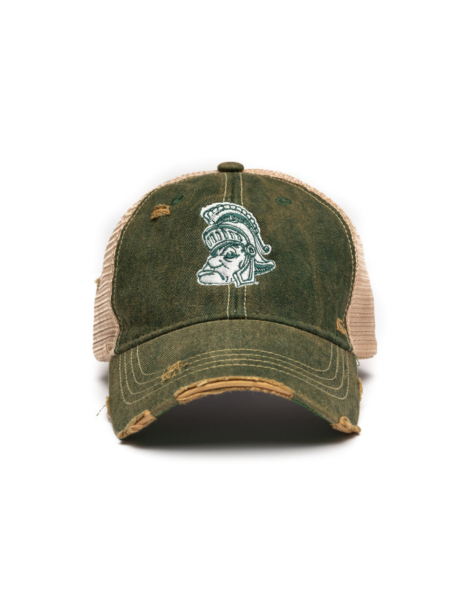 distressed mesh hats