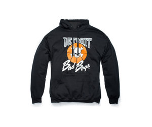 Detroit Bad Boys Authentic Men's Lace-Up Jersey Hoody