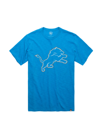 Detroit Lions 47 Brand Blue Raz Soft Cotton Scrum T-Shirt