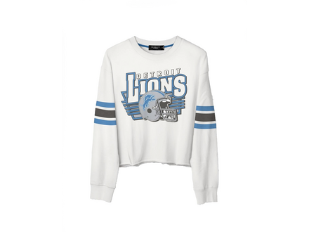 Hybrid Apparel Womens Lions Kickoff Crop Crew