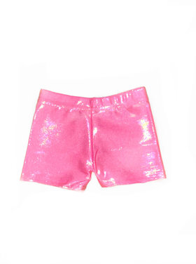 Dori Creations Metallic Lamé Biker Shorts