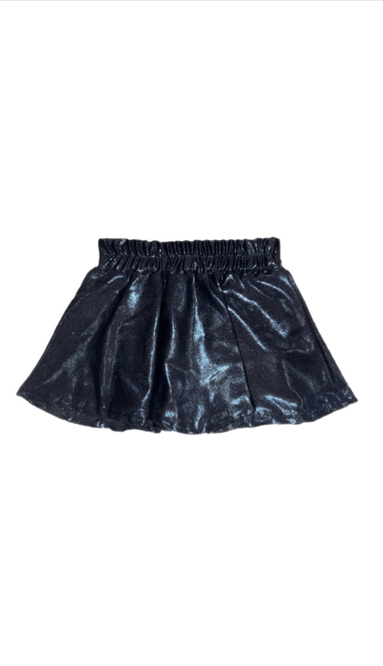 Dori Creations Dori Lamé Metallic Skater Skirt