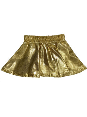 Dori Creations Dori Lamé Metallic Skater Skirt