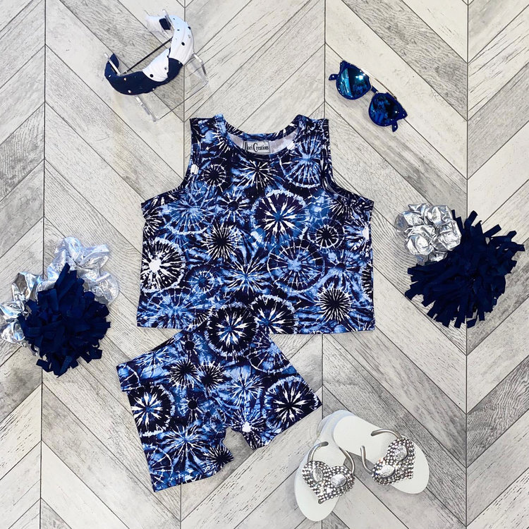 Dori Creations Dori Tie Dye Biker Shorts