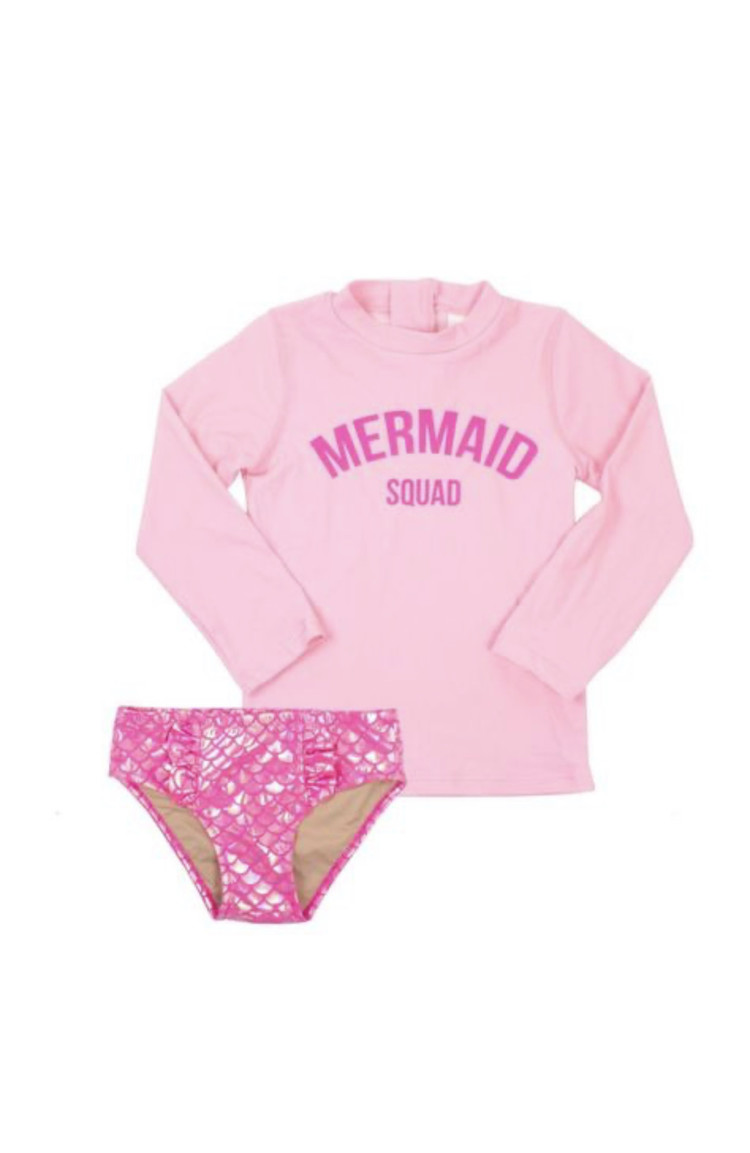 Shade Critters Mermaid Rash Guard Set