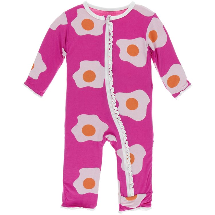 KicKee Pants Kickee Pants Ruffle Coverall With Zipper