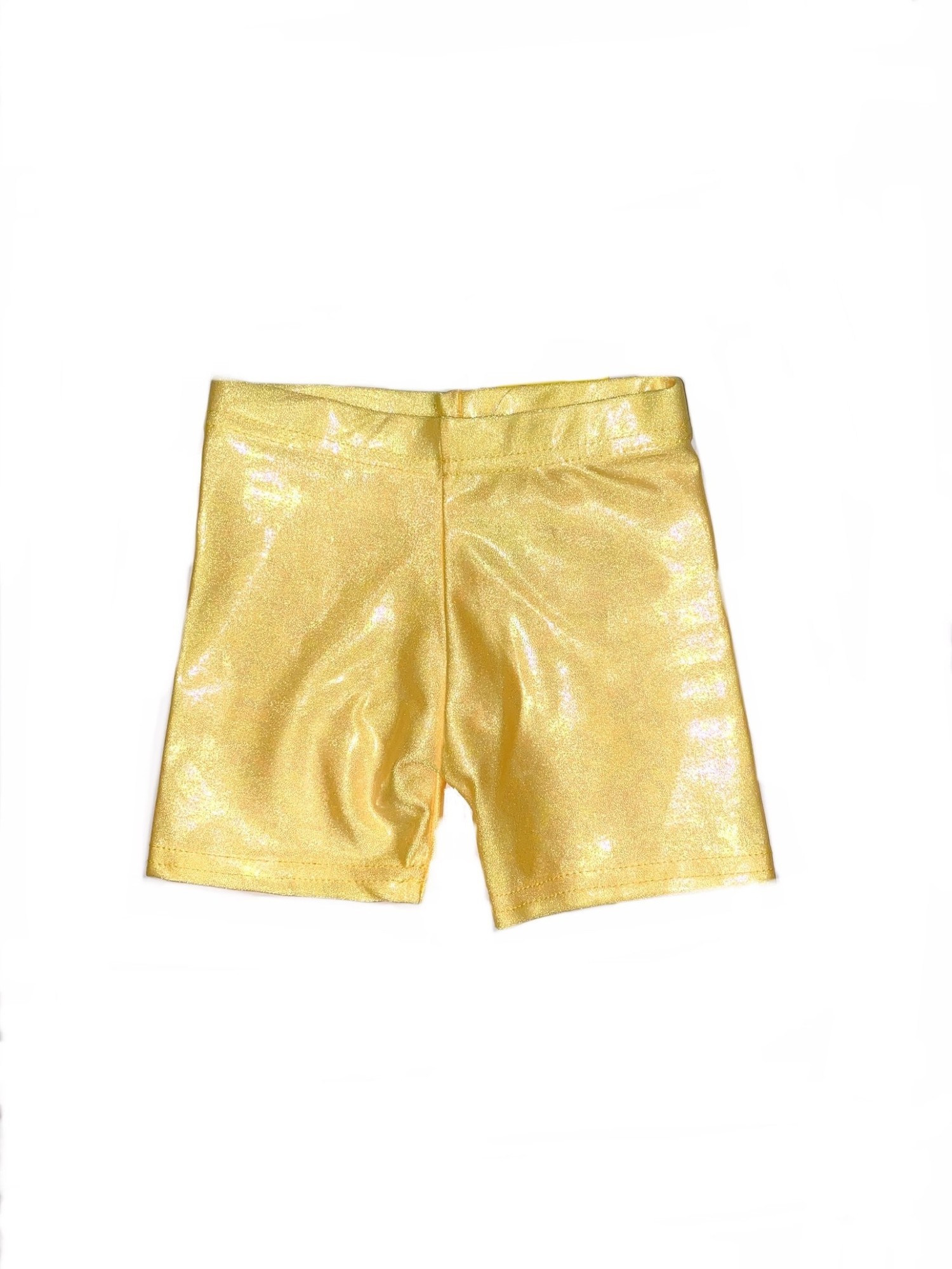 Dori Metallic Lamé Biker Shorts Calakids