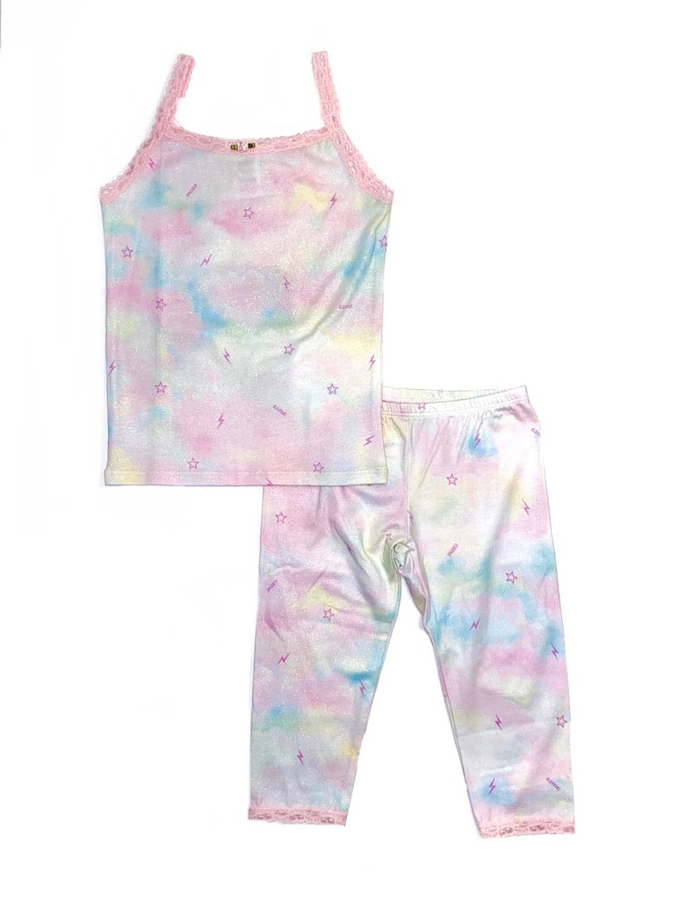 Esme Esme Shimmer Shimmer Cloud Cami/Legging