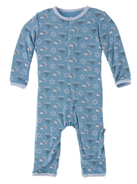 KicKee Pants KicKee Hanukkah Zipper Coverall