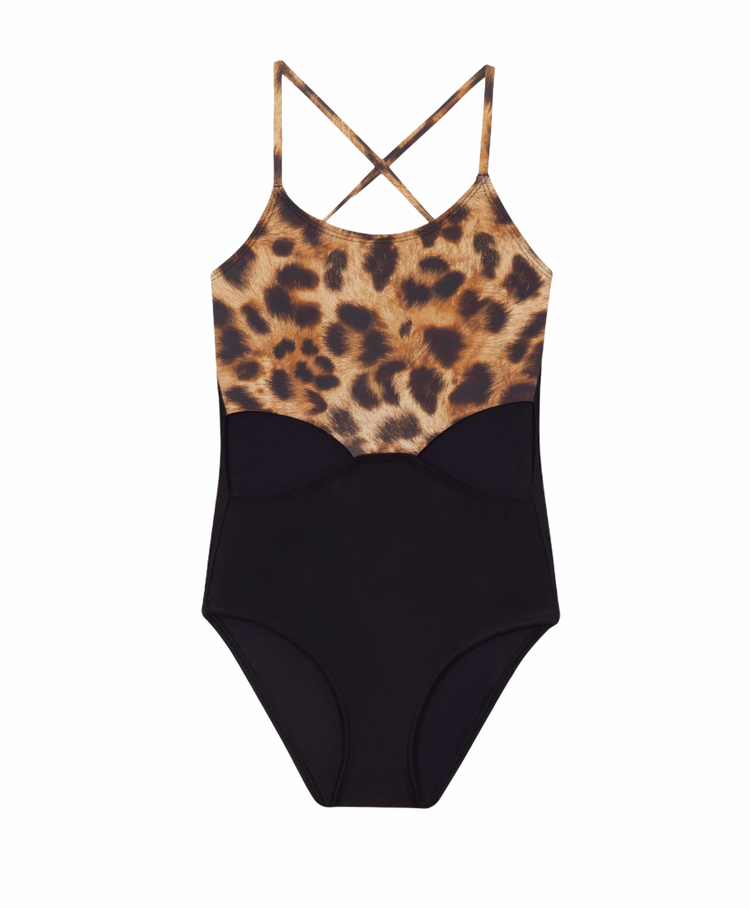Pilyq PilyQ Leopard Cutout One-Piece