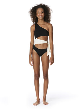 Submarine Submarine Side Tie One-Piece Swimsuit