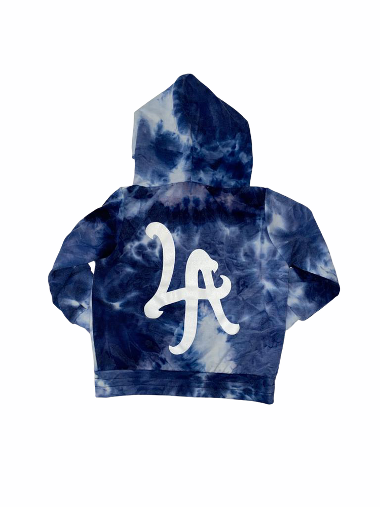 Jagged Culture LA Tie Dye Zip Up Hoodie