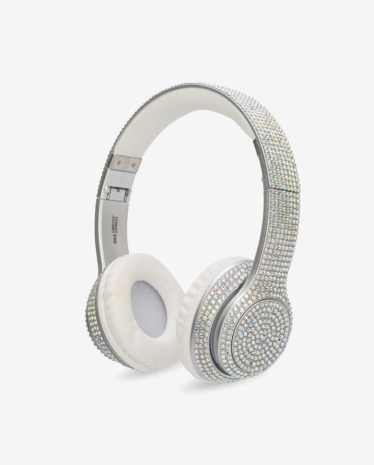 Iridescent Bling Bluetooth Headphones