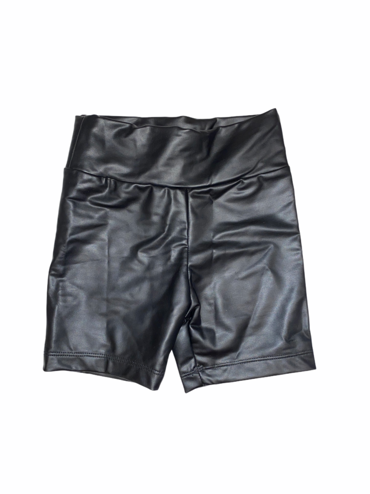 Flowers by Zoe FBZ Faux Leather Biker Short