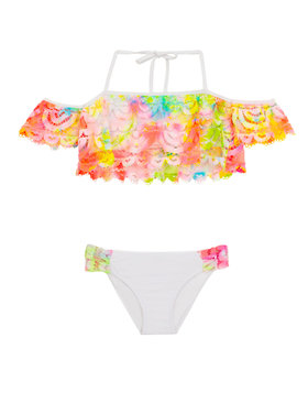 Pilyq PilyQ Lace Off Shoulder Bikini