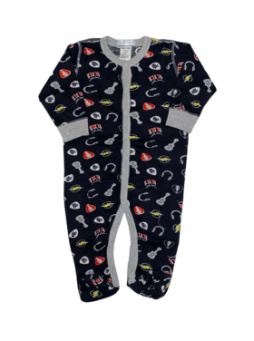 Baby Steps Baby Steps Rock N Roll Footie