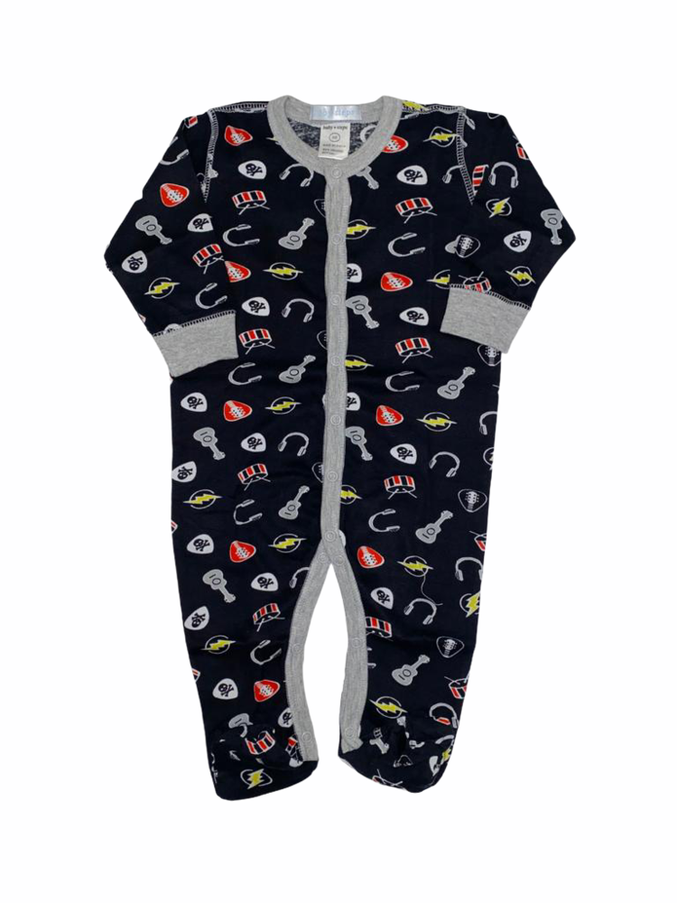 Baby Steps Baby Steps Rock N Roll Footie