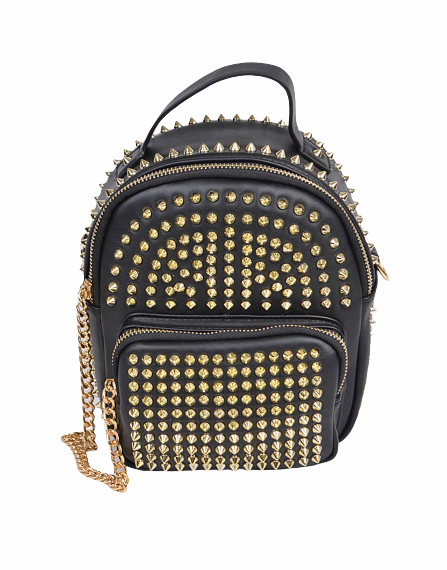 bookbag with spikes