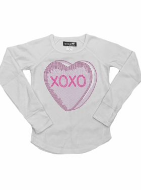 Sparkle by Stoopher Sparkle Heart XOXO Thumbhole Thermal
